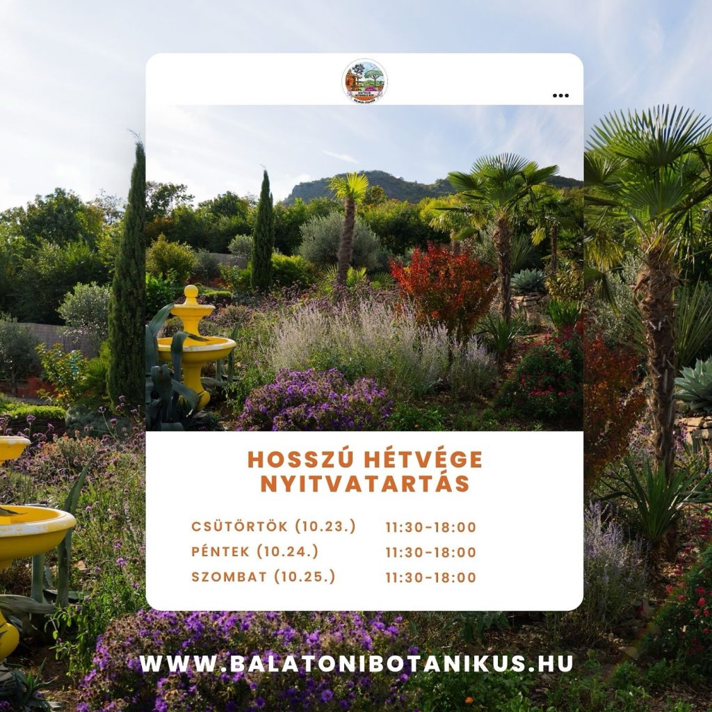 Instagram post from balatonibotanikuskert. This post is in position 1.